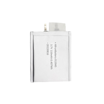 Thẻ thông minh Pin LiPo siêu mỏng 110mAh 3.7V Tuổi thọ dài