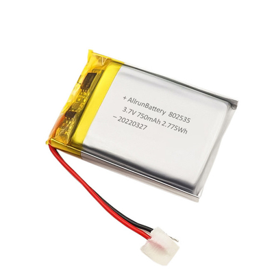 Pin Lithium Polymer hình chữ nhật An toàn Pin 3.7 V 750mAh LiPo