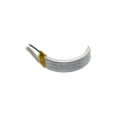 Công nghệ đeo được Pin LiPo 20mAh Pin Lithium Ion Polymer 3,8 V