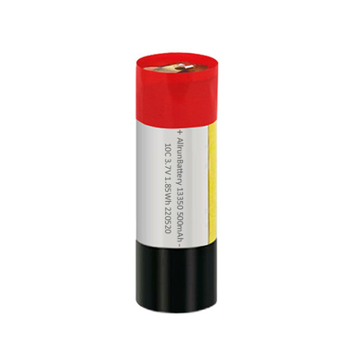 Pin LiPo tùy chỉnh 10C 3.7V 500mAh Đèn pin Li Polymer hình trụ
