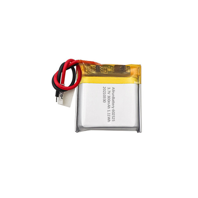 Bộ pin sạc polymer 1C 3.7 V 300mAh 602525