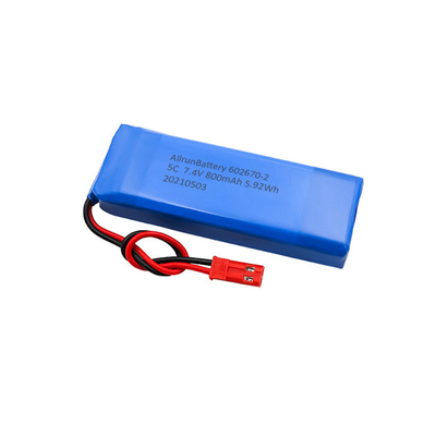 Pin Lithium Y Tế 5C 2S1P 7.4 V 800mAh Pin LiPo