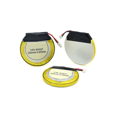 Pin tròn / Pin LiPo 225mAh 3,8 V Li cho Tai nghe Bluetooth