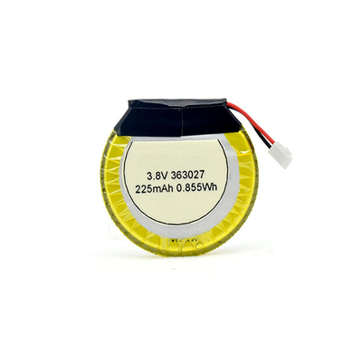 Pin tròn / Pin LiPo 225mAh 3,8 V Li cho Tai nghe Bluetooth