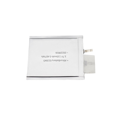 Thẻ thông minh Pin LiPo siêu mỏng 110mAh 3.7V Tuổi thọ dài