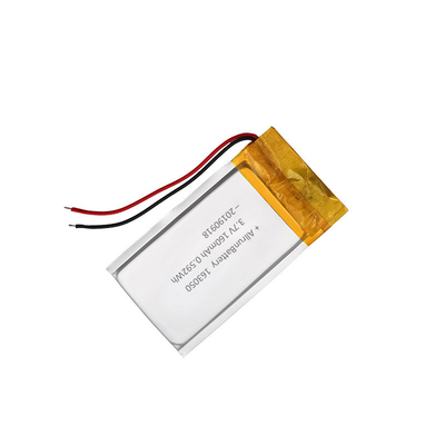 Bộ pin Lithium Ion Polymer có thể sạc lại 160mAh 163050 3.7 V