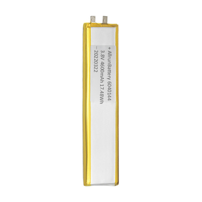 Độ ổn định Pin LiPo tùy chỉnh 4600mAh 3.8V siêu hẹp cho thiết bị phát hiện