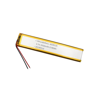 Pin Li-Po 3.7V 2650mAh Pin LiPo tùy chỉnh siêu hẹp 6mm