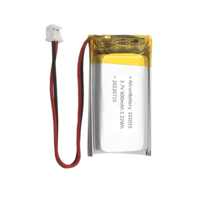 Pin Lithium Polymer 3.7 V 600mAh tùy chỉnh có thể sạc lại / Pin LiPo