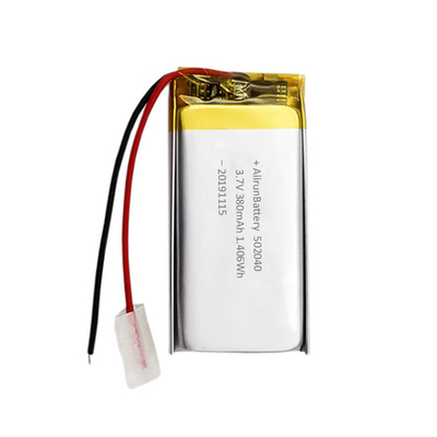 Pin LiPo mỏng 3.7V 380mAh Pin sạc Li-ion tùy chỉnh