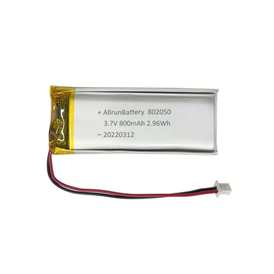 Pin hình chữ nhật mỏng 1C Pin sạc 3.7 V LiPo 800mAh