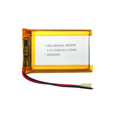 Pin hình chữ nhật mạnh mẽ Pin LiPo 3.7 V 1500mAh tùy chỉnh