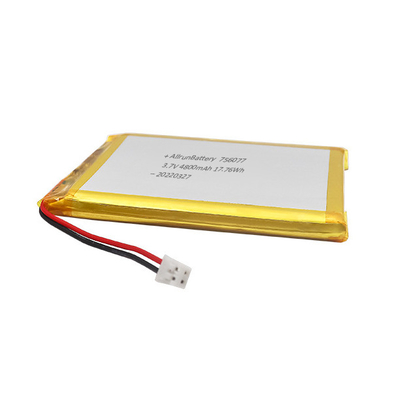 Pin Lithium Polymer mỏng 3.7V 4800mAh Lithium Ion Lithium Polymer hình chữ nhật