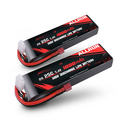 Pin LiPo xả cao 1000mAh 2S Bộ pin Li-Po 25C 7.4V