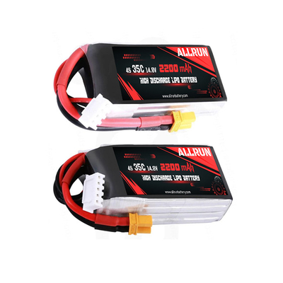 Bộ pin LiPo 35C 14.8V Pin LiPo 4S 2200mAh tốc độ C cao