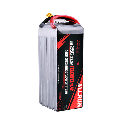 Pin LiPo 22.2V 6S 10000mAh Bộ pin LiPo tốc độ C cao 25C