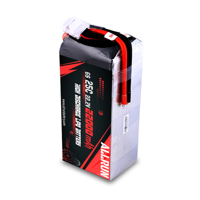 Pin LiPo 25C 6S 22000mAh Bộ pin LiPo tốc độ cao 22,2V