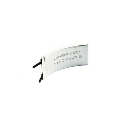 Pin sạc 1C 3.7 V LiPo Pin Lithium Polymer cong 210mAh