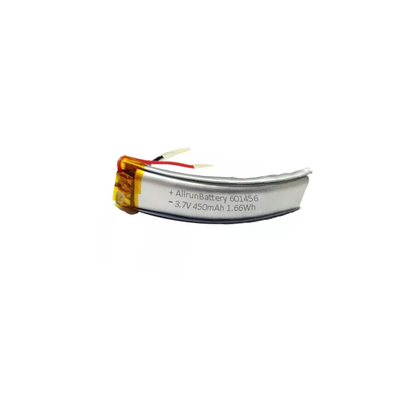 Pin Lithium Polymer cong mạnh mẽ 601456 3.7 V 450mAh Pin LiPo