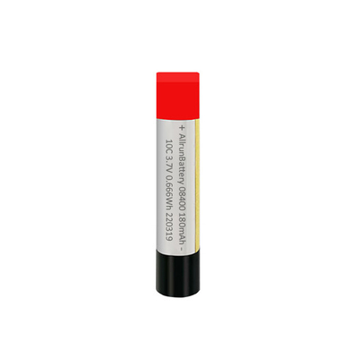 Pin LiPo tùy chỉnh 10C mỏng 3.7V 180mAh Pin Li Polymer hình trụ