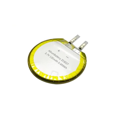 Pin LiPo tròn 3.7V 135mAh an toàn Pin Lithium Polymer tùy chỉnh đáng tin cậy