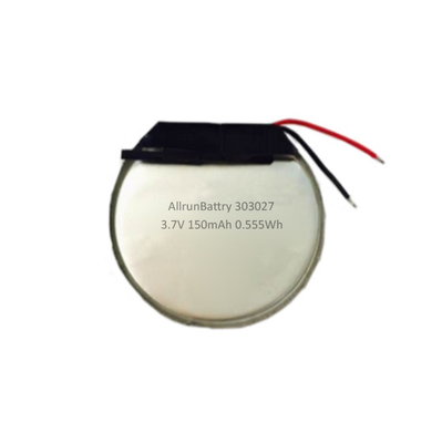 Pin LiPo tròn ổn định GPS 3,7 V 150mah Pin lithium polymer tùy chỉnh