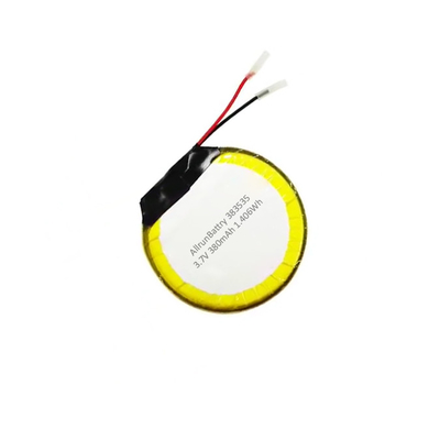 Pin LiPo tròn 3,7 V 380mAh tùy chỉnh Pin sạc Lithium Polymer