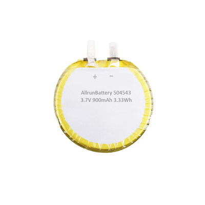 Pin LiPo tròn đáng tin cậy tùy chỉnh 3.7 V 900mAh 504543 cho tai nghe Bluetooth