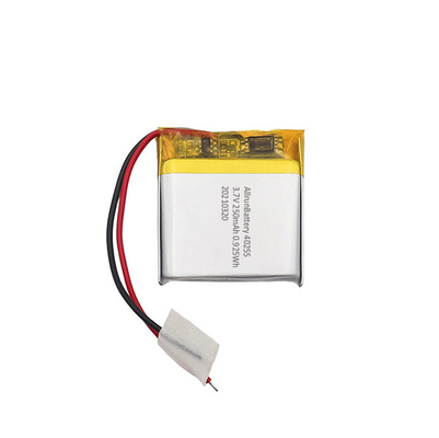 Pin LiPo nhẹ 3,7 V 250mAh Pin sạc Lithium Ion Polymer vuông