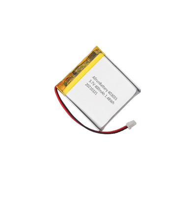 Pin LiPo vuông 400mAh 1C 3.7 V Li Pin sạc Polymer