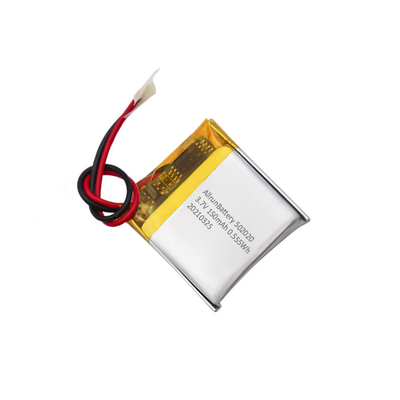 Bộ pin LiPo vuông có thể sạc lại 3,7 V 150mAh mạnh mẽ 502020