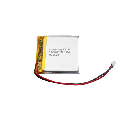 Pin Lithium Polymer có thể sạc lại hình vuông Pin LiPo 1000mAh 3.7 V