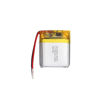 Bộ pin Li Po có thể sạc lại hình vuông 3.7V 400mAh kéo dài 802525