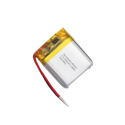 Bộ pin Li Po có thể sạc lại hình vuông 3.7V 400mAh kéo dài 802525