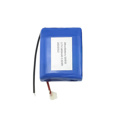 Bộ pin lithium tùy chỉnh 183035 Pin Li Ion 3.7 V 1600mah