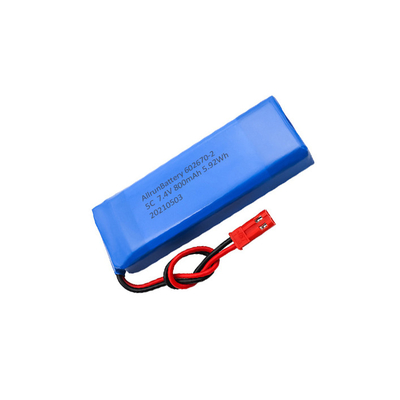Pin Lithium Y Tế 5C 2S1P 7.4 V 800mAh Pin LiPo