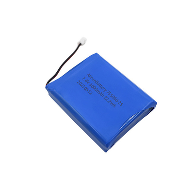 Bộ pin Lithium y tế 2S1P 7.4V 3000mAh có thể sạc lại mạnh mẽ