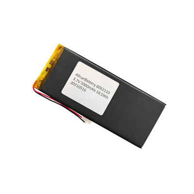Pin Lithium Polymer nhẹ Pin Lithium có thể sạc lại 3.7 V 5000mAh