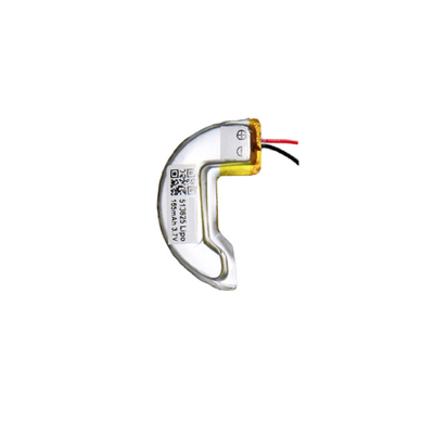 Giải pháp năng lượng Pin LiPo hình chữ C tùy chỉnh 3.7 V 165mAh Độ tin cậy cao